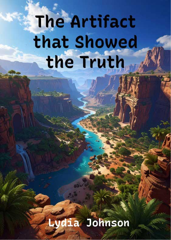 Red slot canyon, river in the middle