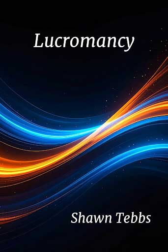 Decorative swirl on black background